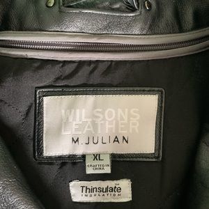 Wilson leather XL mid length jacket.